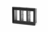 Auxiliary Switch Bezel; Triple 709B-3