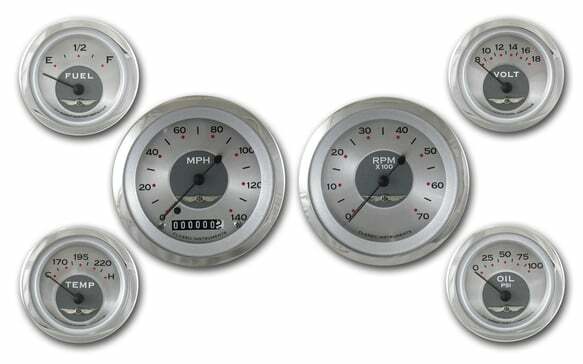 Classic Instruments analog dash gauge set