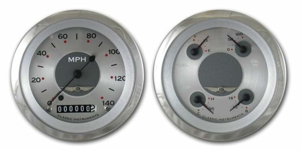 Classic Instruments analog dash gauge set