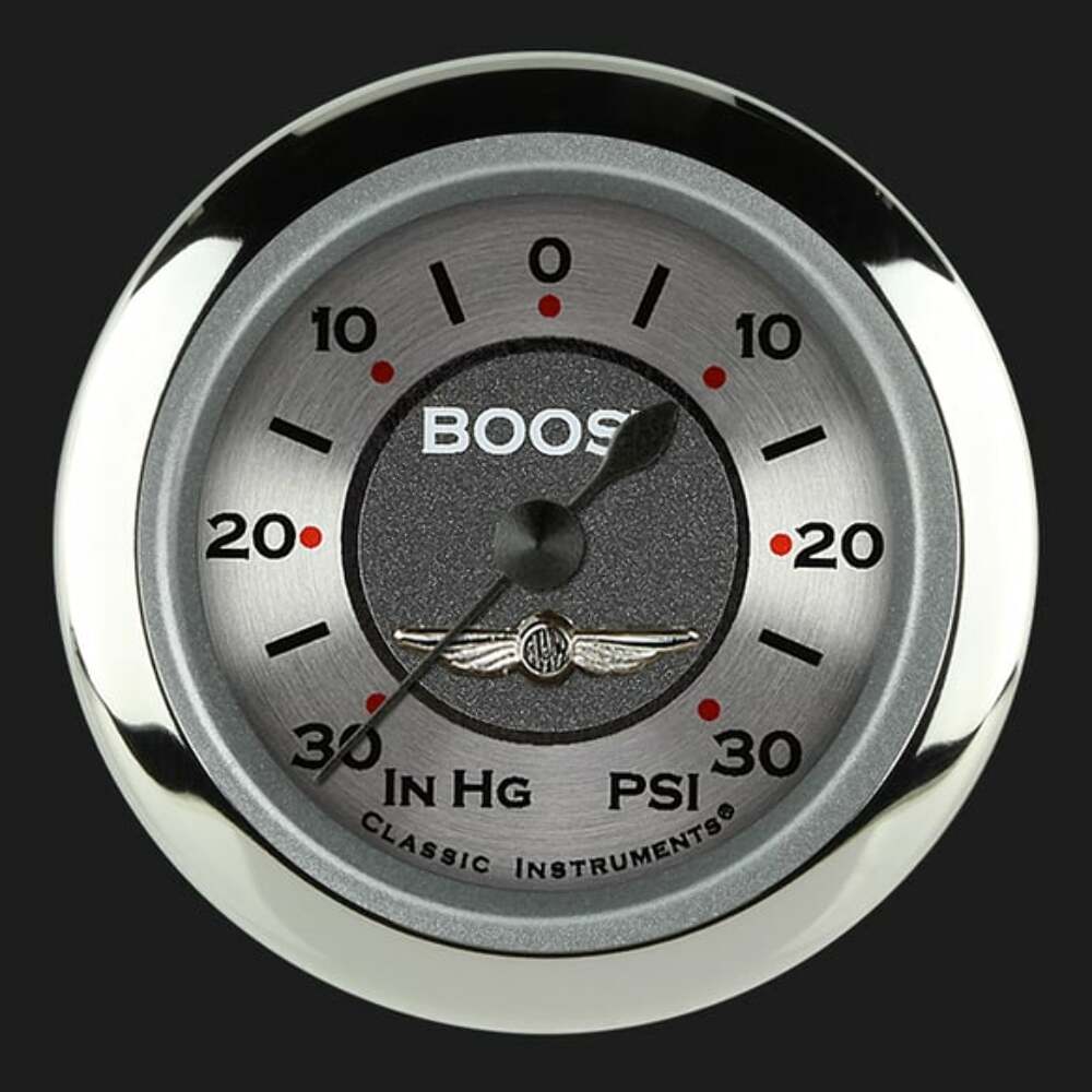 All American 2 1/8" Boost/Vac Gauge AW141SRC