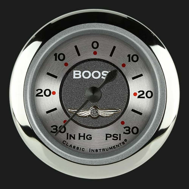 All American 2 1/8" Boost/Vac Gauge AW141SRC