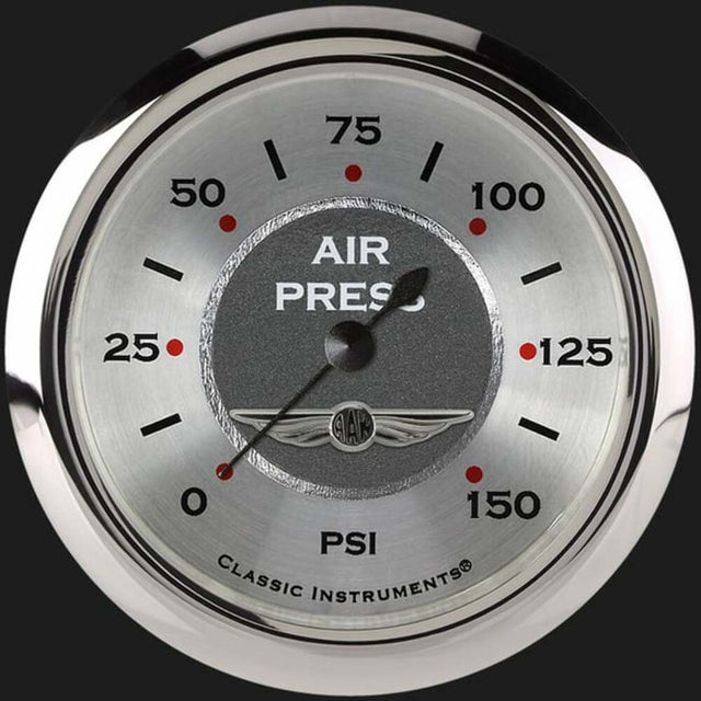 All American 2 5/8" Air Pressure Gauge AW318SRC