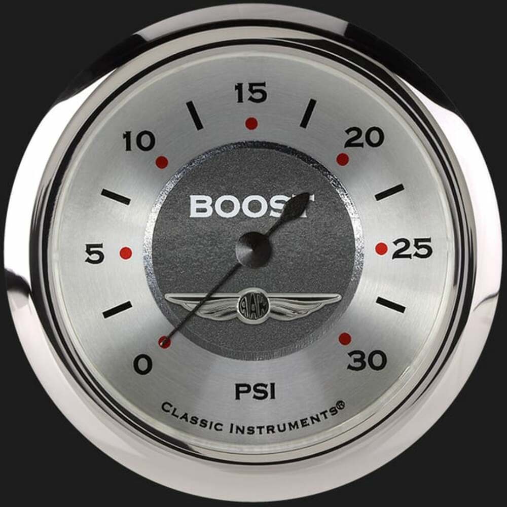 All American 2 5/8" Boost Gauge, 30 psi AW342SRC