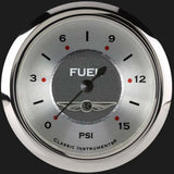 All American 2 5/8" Fuel Pressure Gauge, 15 psi AW345SRC