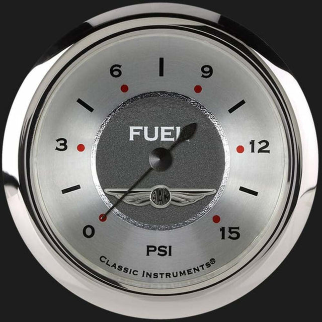 All American 2 5/8" Fuel Pressure Gauge, 15 psi AW345SRC