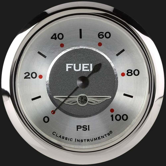 All American 2 5/8" Fuel Pressure Gauge, 100 psi AW346SRC