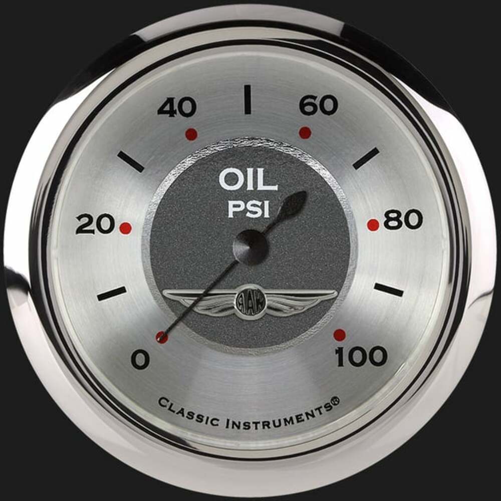 All American 2 5/8" Oil Pressure Gauge AW381SRC