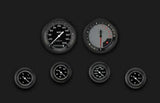 AutoCross Gray Six Gauge Set 101 AX101GBLF