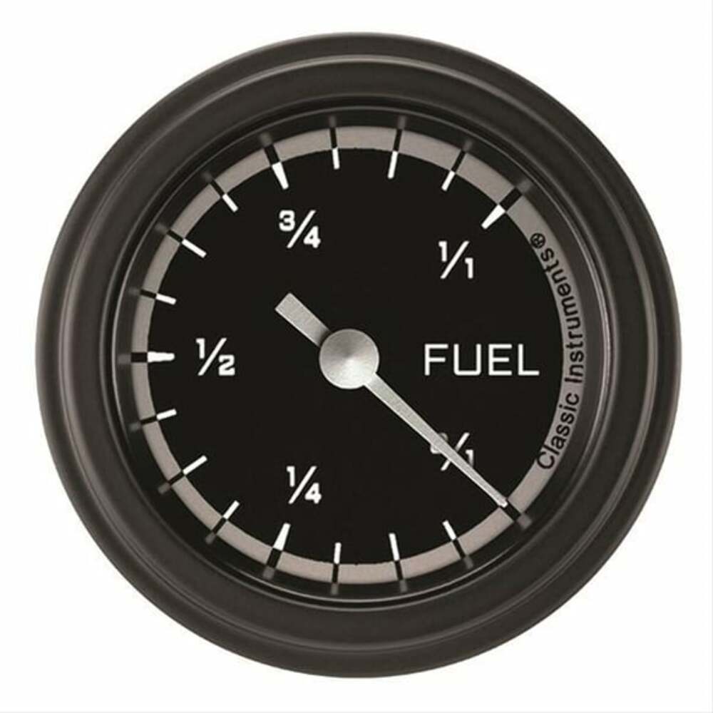 Classic Instruments fuel level analog gauge black
