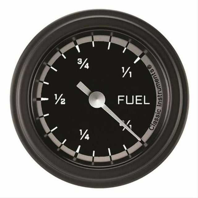 Classic Instruments fuel level analog gauge black