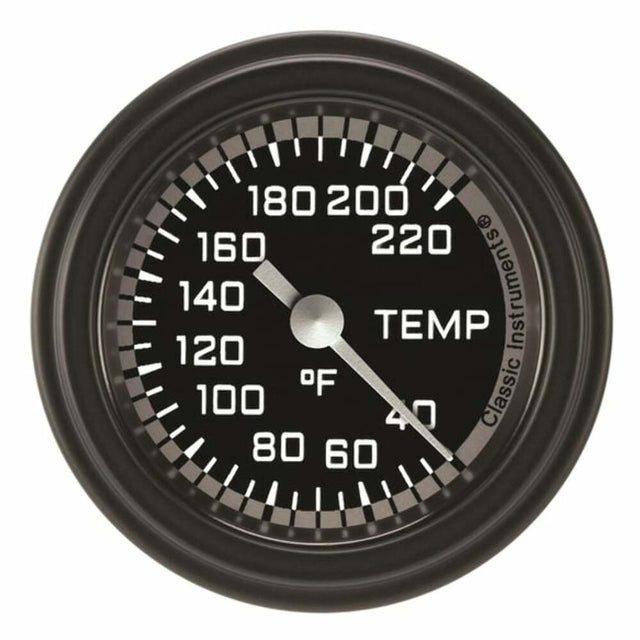Classic analog gauge set black