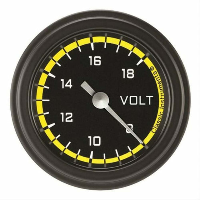 Classic Instruments voltmeter analog gauge black