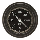 Classic analog gauge set black