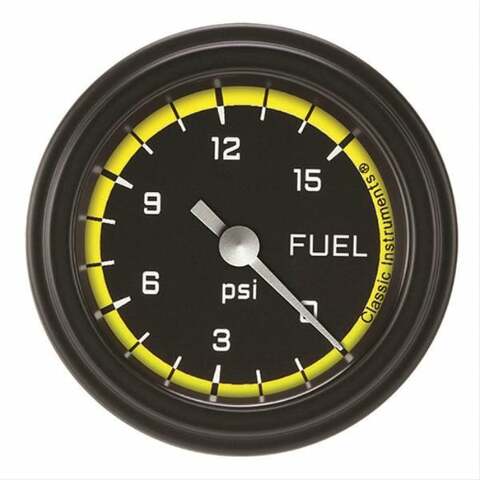 Classic analog gauge set black