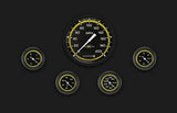 AutoCross Yellow Five Gauge Set 154 AX154YBLF