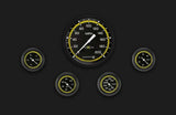 t AutoCross Yellow Five Gauge Set 154 AX154YBLF Classic Instruments