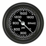 Classic analog gauge set black