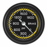 Classic analog gauge set black