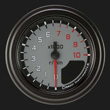 Classic Instruments AutoCross Gray 2 1/8" Tachometer AX183GBLF