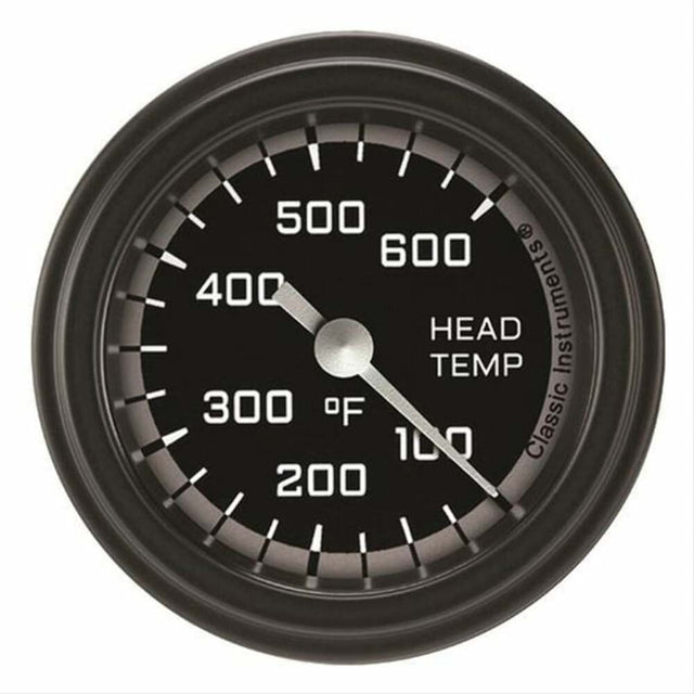 Classic analog gauge set black