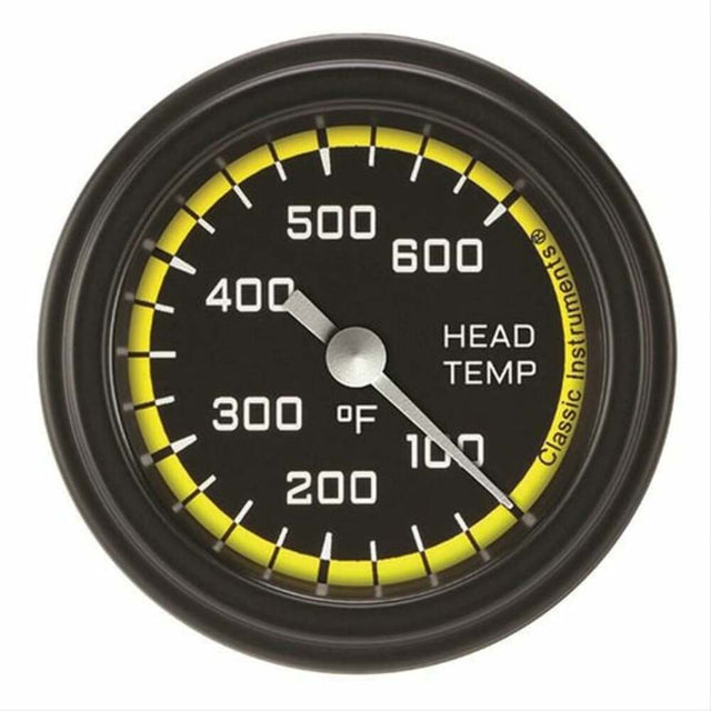 Classic analog gauge set black