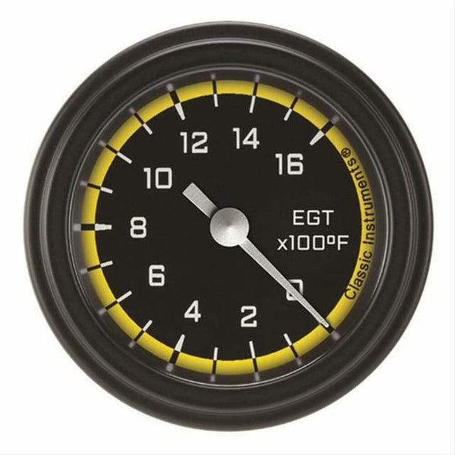 Classic analog gauge set black