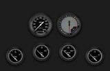 AutoCross Gray Six Gauge Set 201 AX201GBLF