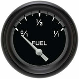 Classic Instruments fuel level analog gauge black