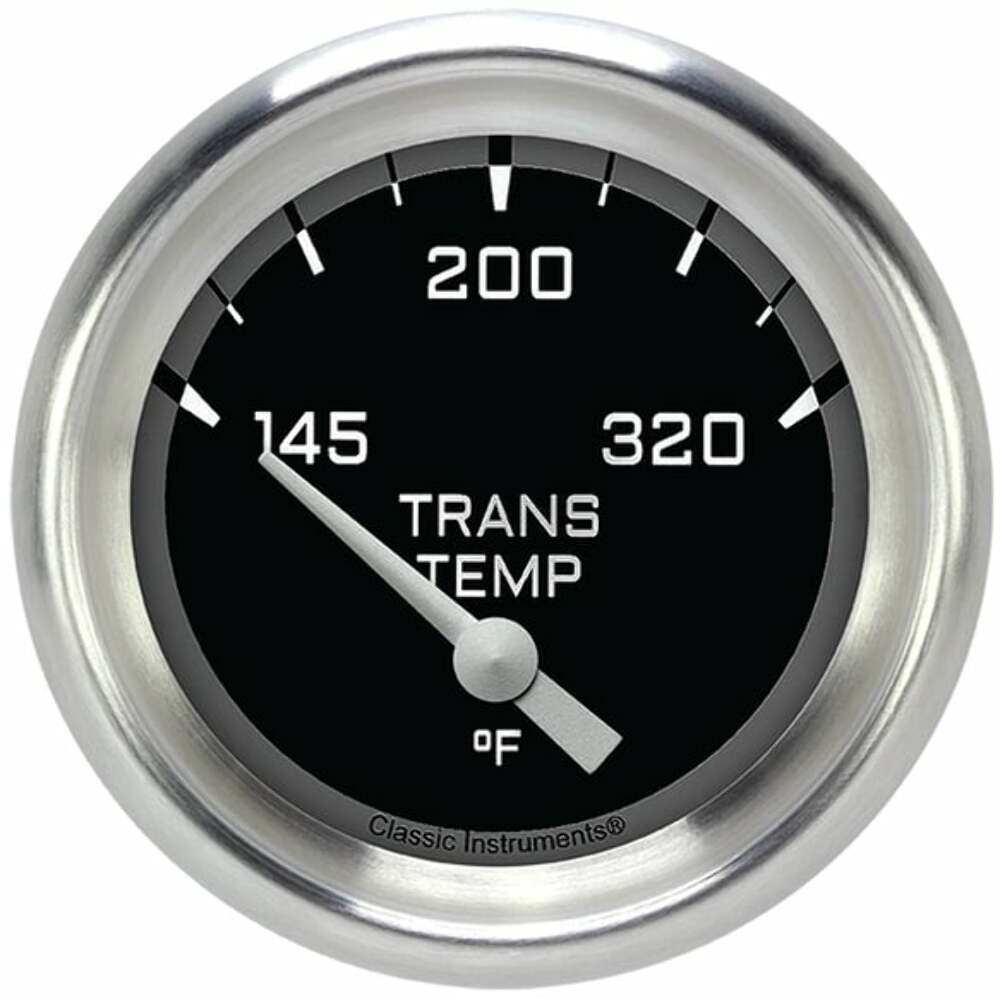 Classic analog gauge set black