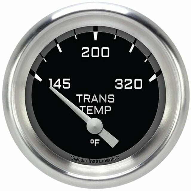 Classic analog gauge set black