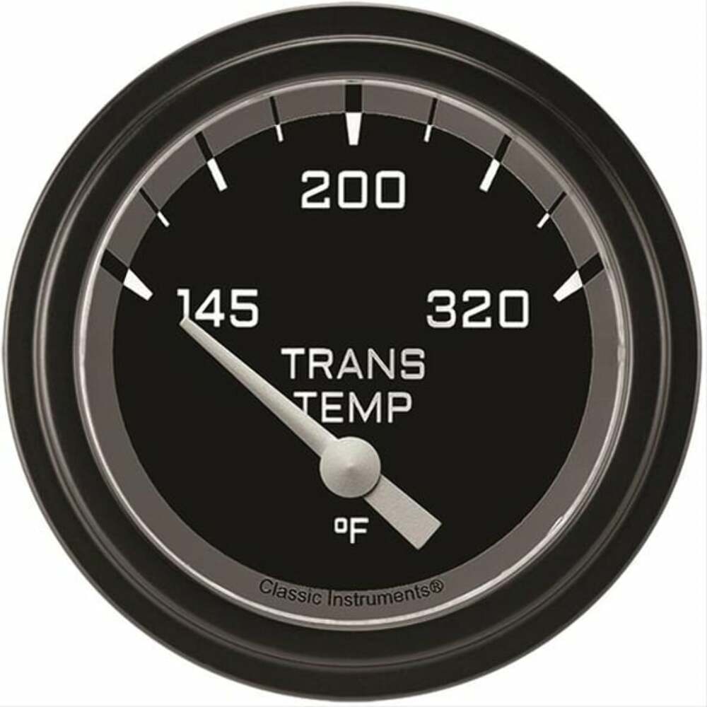 Classic analog gauge set black