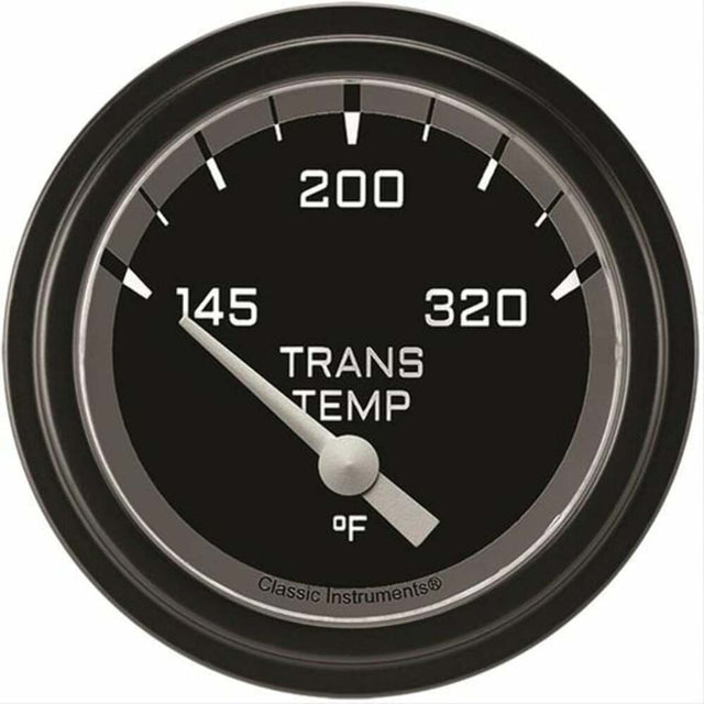 Classic analog gauge set black