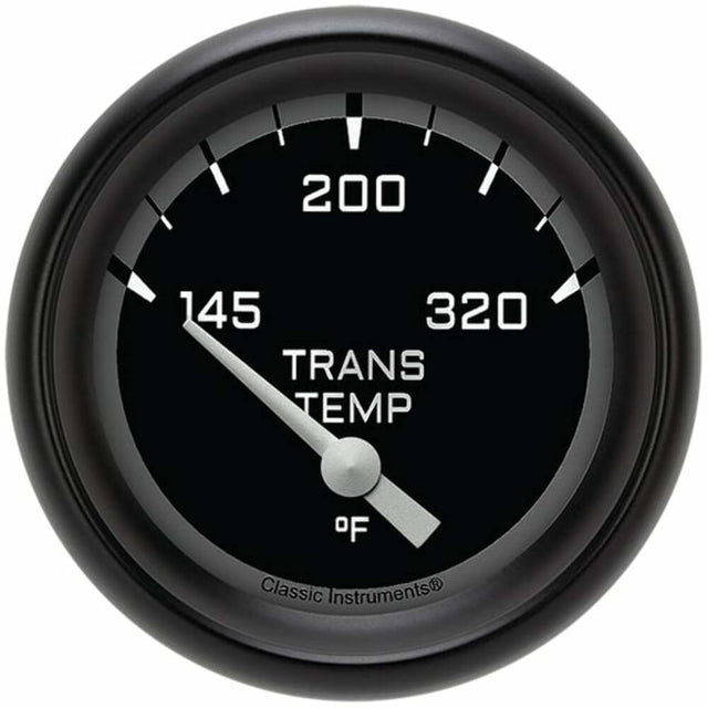 Classic analog gauge set black