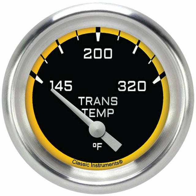 Classic analog gauge set black
