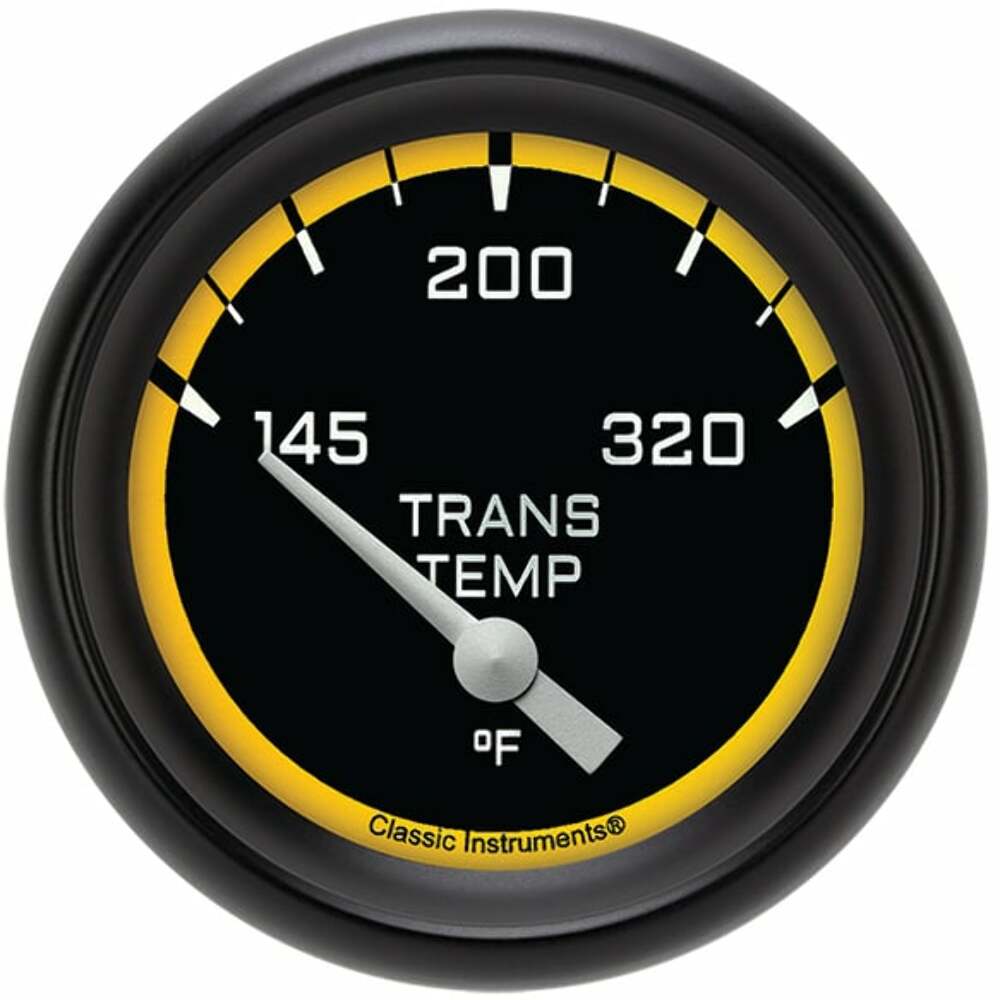 Classic analog gauge set black