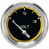 Classic Instruments voltmeter analog gauge black