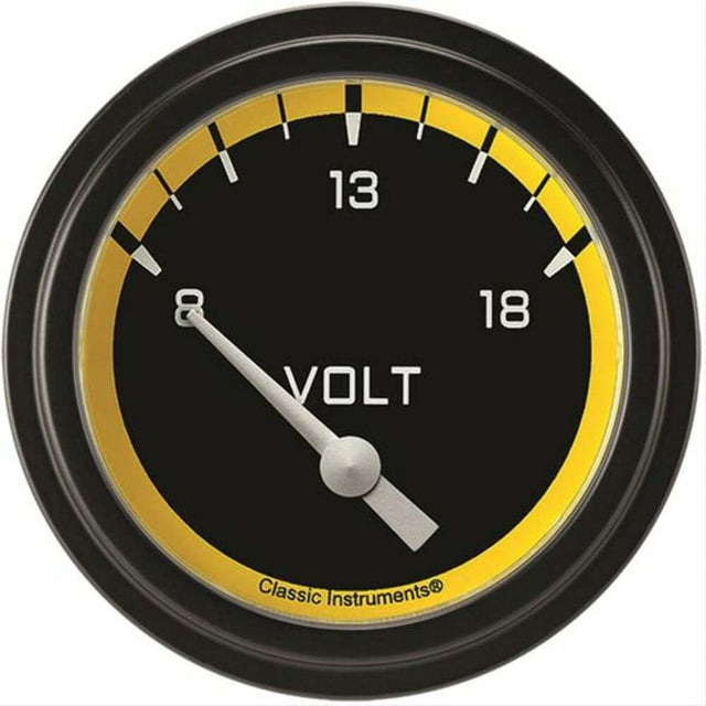 Classic Instruments voltmeter analog gauge black
