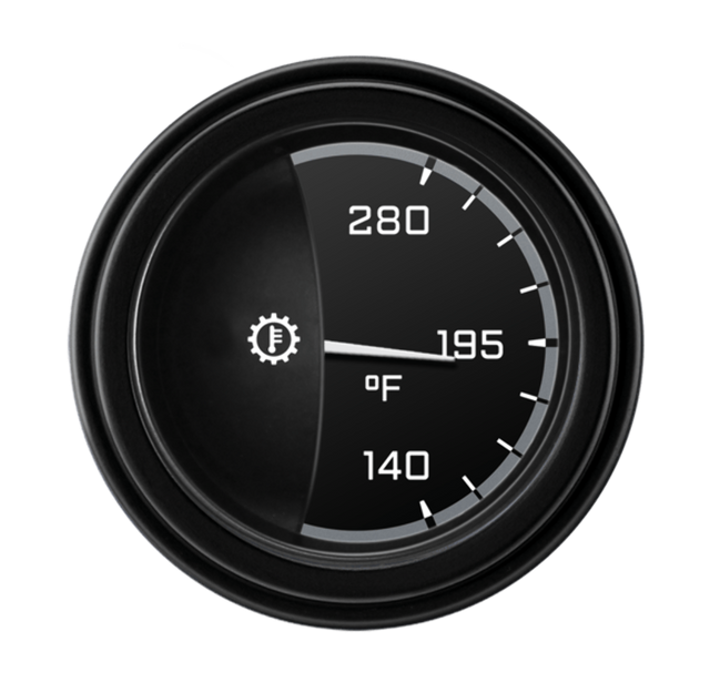 AutoCross Gray 2 1/8" Transmission Temp AX27GBLF