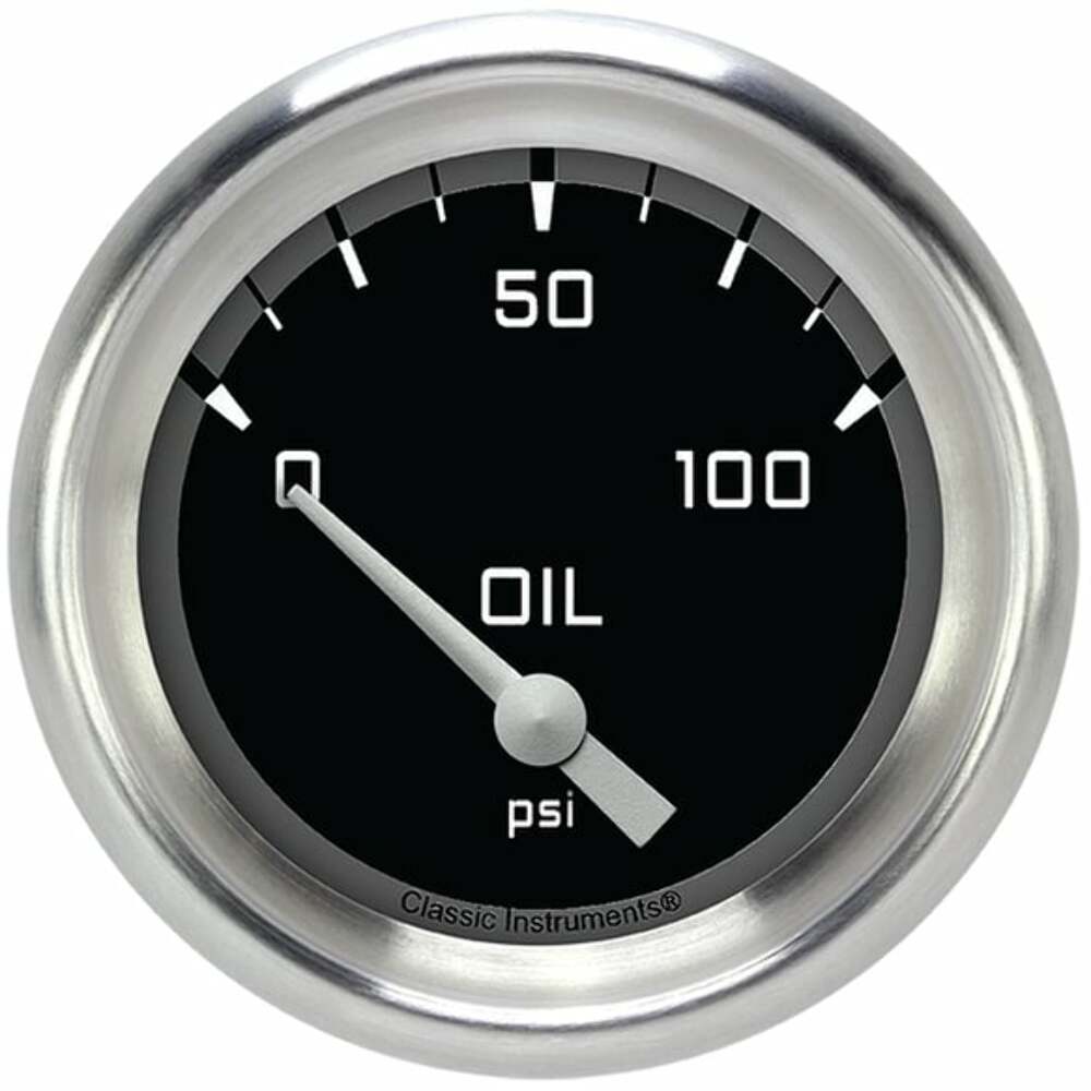 Classic Instruments Oil Pressure Gauge black