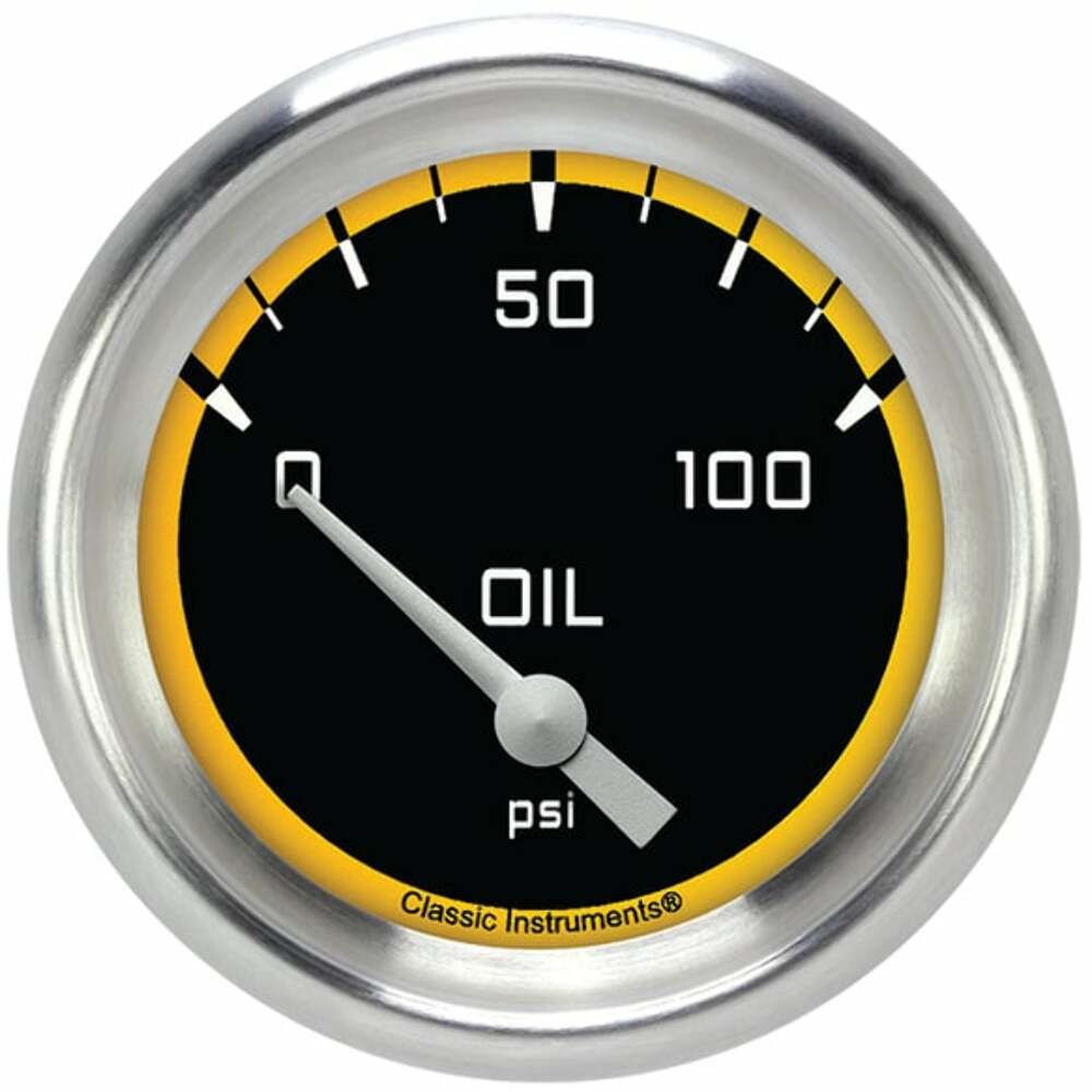 Classic Instruments Oil Pressure Gauge black