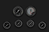 AutoCross Gray Six Gauge Set 301 AX301GBLF