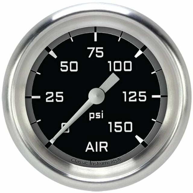 Classic analog gauge set black