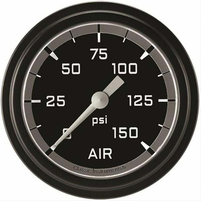 Classic analog gauge set black