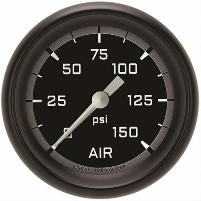 Classic analog gauge set black