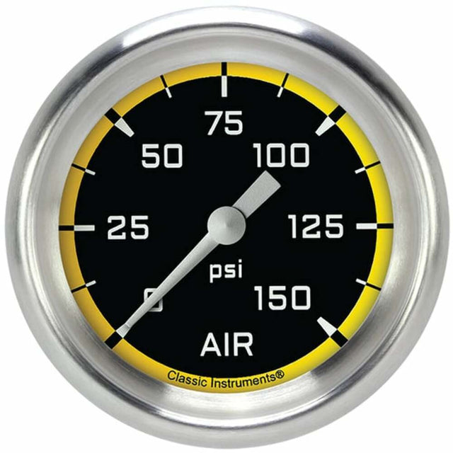 Classic analog gauge set black