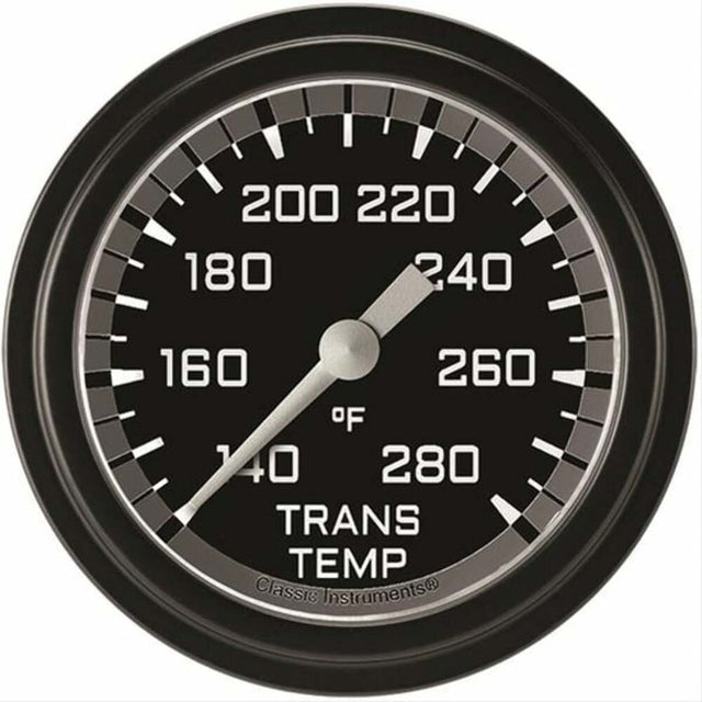 Classic analog gauge set black