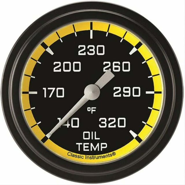 Classic analog gauge set black