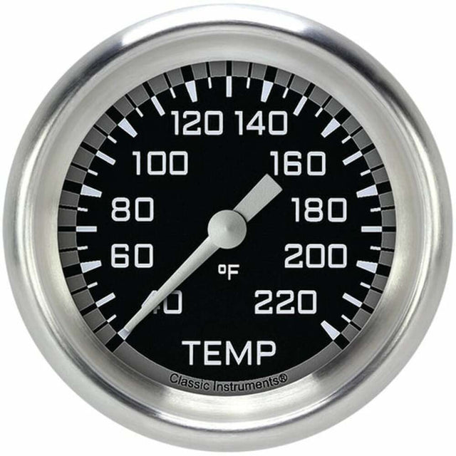 Classic analog gauge set black