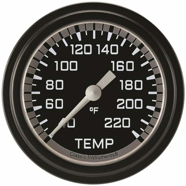 Classic analog gauge set black