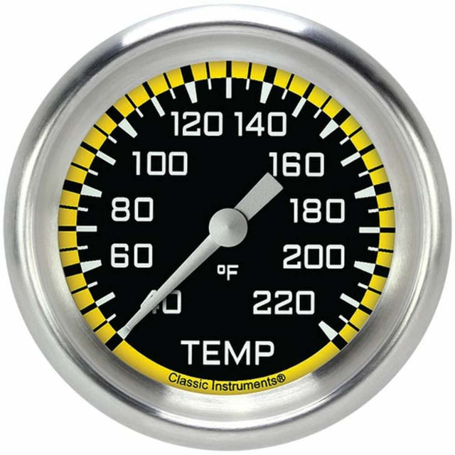 Classic analog gauge set black